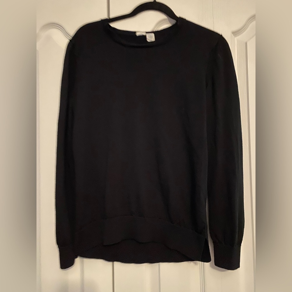 GAP Women's Black Extra Fine Merino Wool Sweater